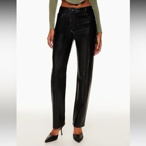 ARITZIA MELINA VEGAN LEATHER PANTS